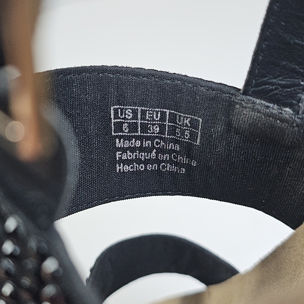 Aldo Black Rhinestone Sandals - Picture 10 of 10